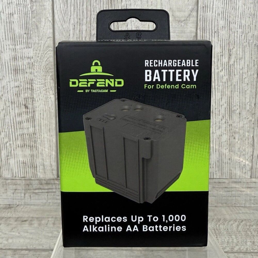 Tactacam Defend Can Rechargeable Battery DFD-BTY01 5200MAH Cellular Camera New